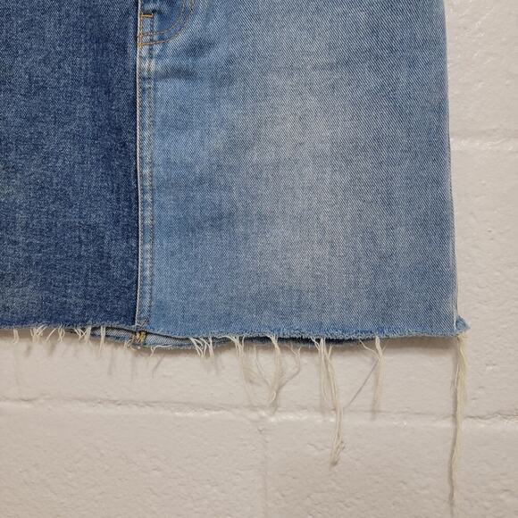 Pacsun Split Denim Mini Skirt 23 - Picture 6 of 9